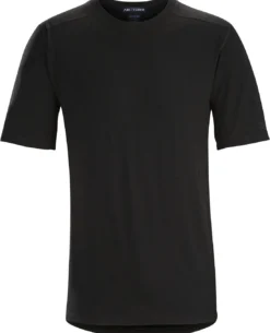 Cold WX T-Shirt AR Men's (Wool) Black Schwarz