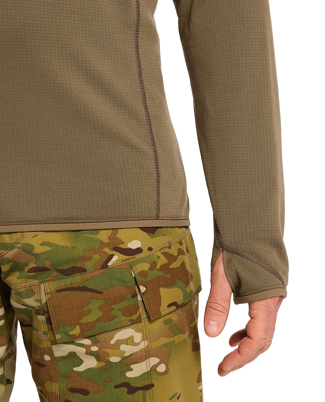 Delta AR Half Zip Hoody Crocodile – Bild 7