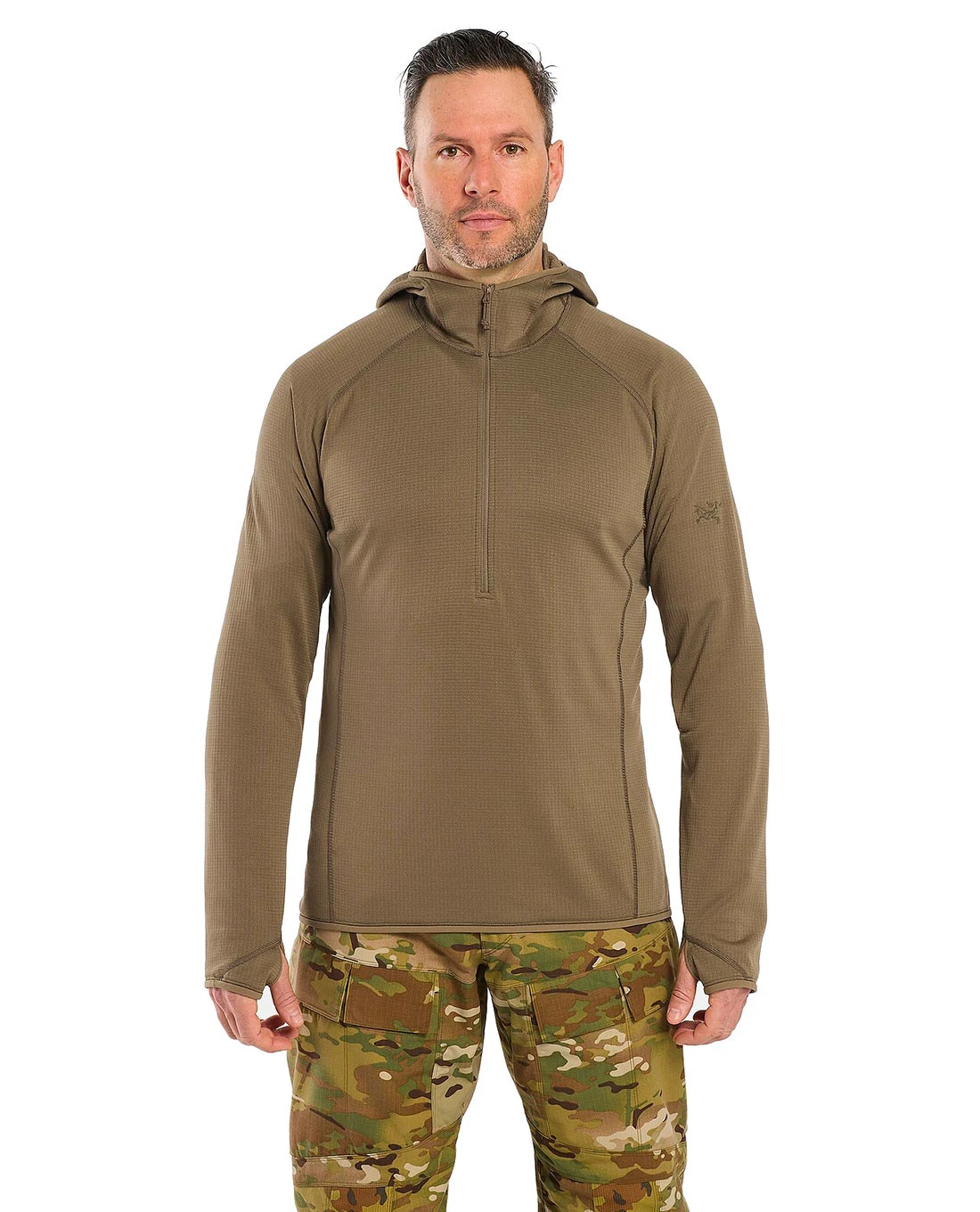 Delta AR Half Zip Hoody Wolf – Bild 2