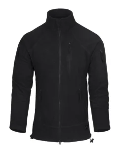 Alpha Tactical Jacket Grid Fleece Black Schwarz