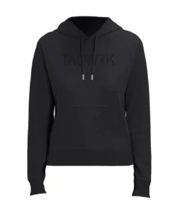 Damen Hoodie Black On Black
