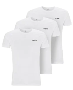 TACWRK 3er Pack T-Shirts Weiß